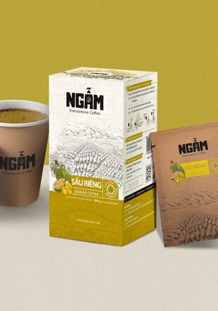 CÀ PHÊ HÒA TAN VỊ SẦU RIÊNG 