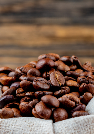 Arabica roasted coffee beans